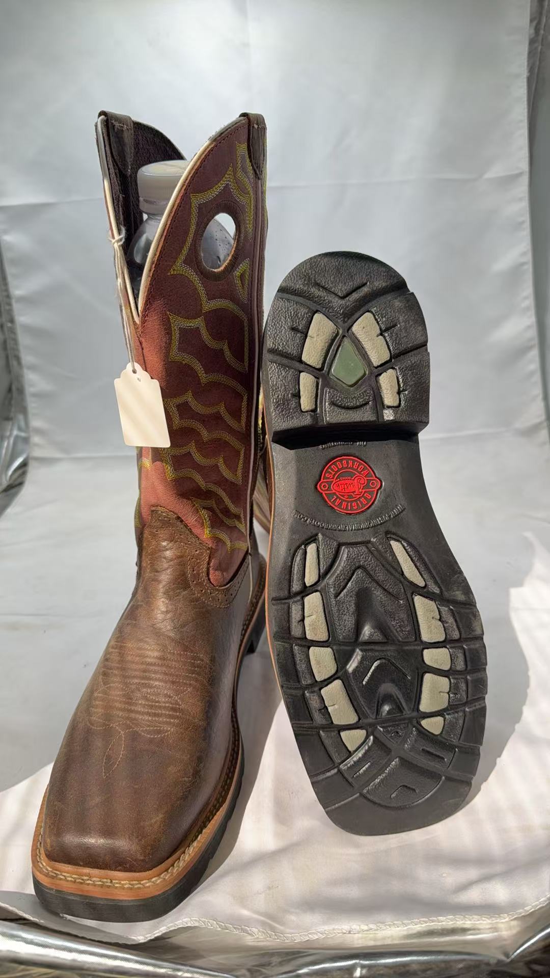 Justin Men's Stampede EH Steel Toe Wellington Work Boots