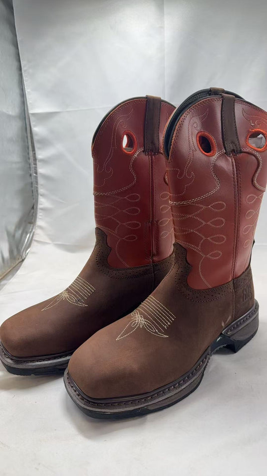 The Safety-Crafted 7" Unlined Western Work Boot - FR40102