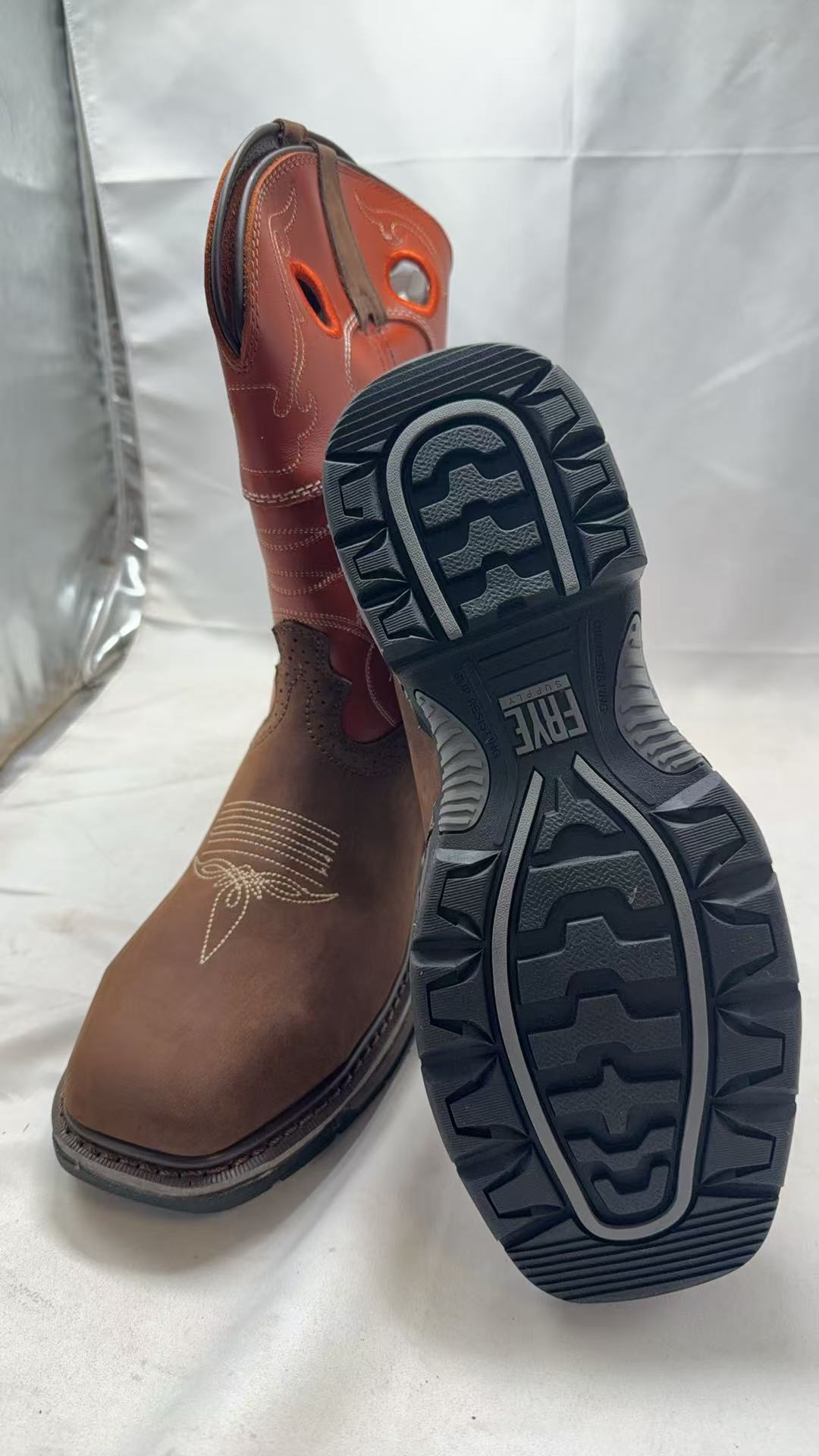 The Safety-Crafted 7" Unlined Western Work Boot - FR40102