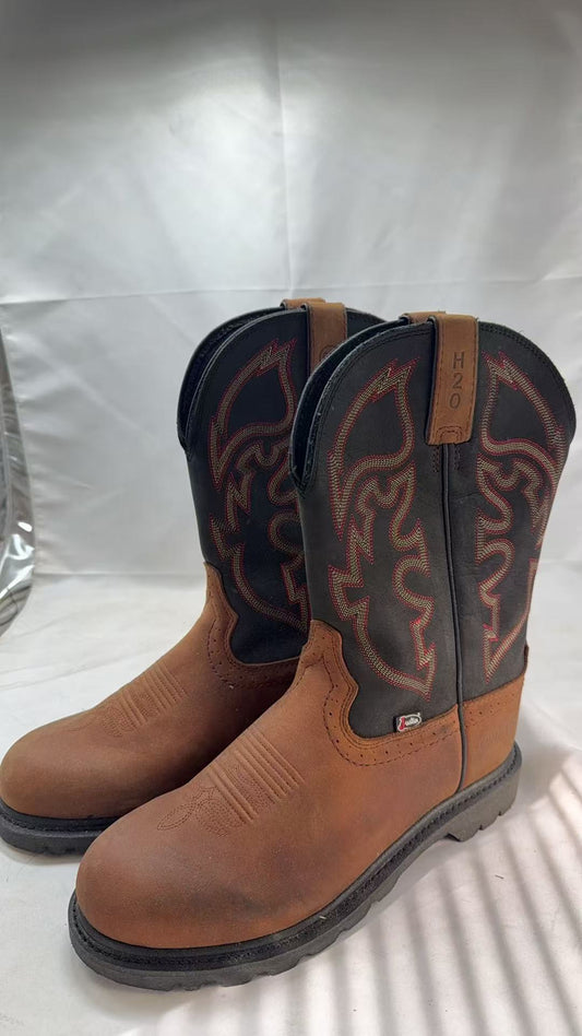 Justin Original Workboots10.5' Mens Stampede Rush Pull On Electrical Hazard Comp