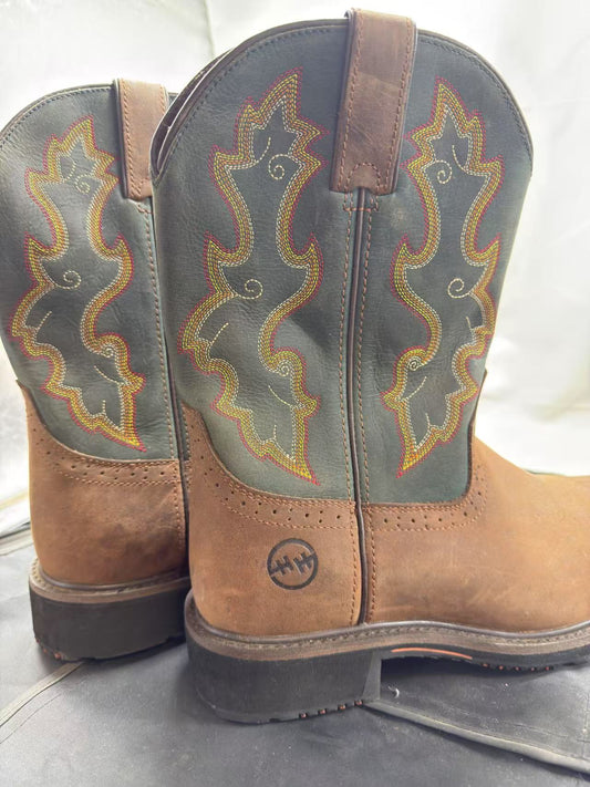 Double-H 8.5" Dwight Steel Toe Western Boots for Men