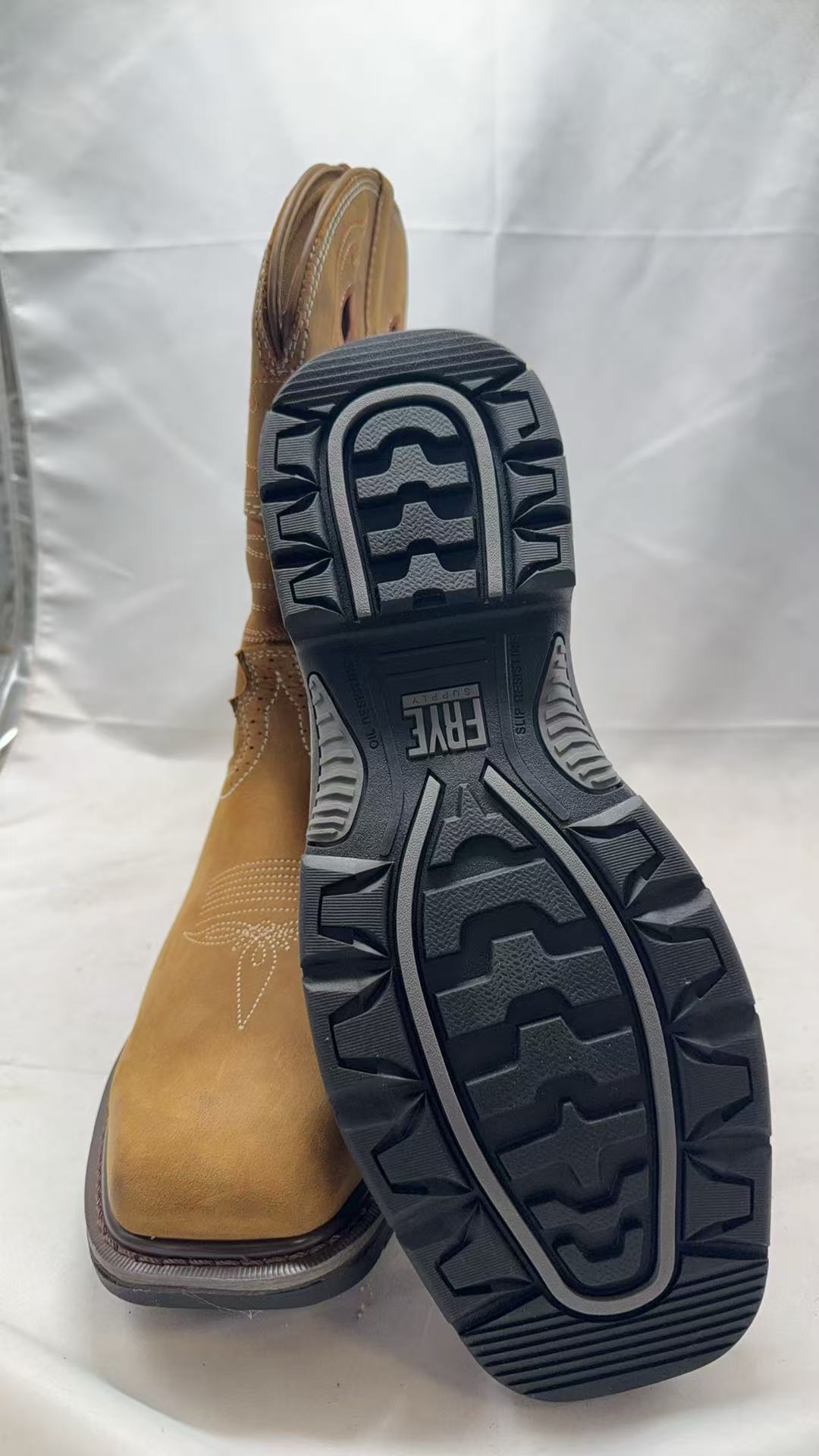 The Safety-Crafted 9.5" Waterproof Western Work Boot - FR40103
