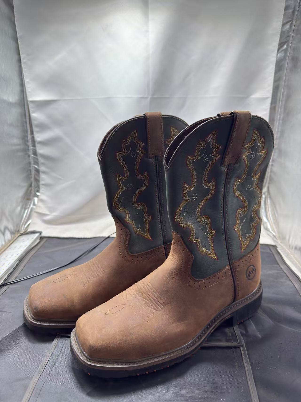 Double-H 8.5" Dwight Steel Toe Western Boots for Men