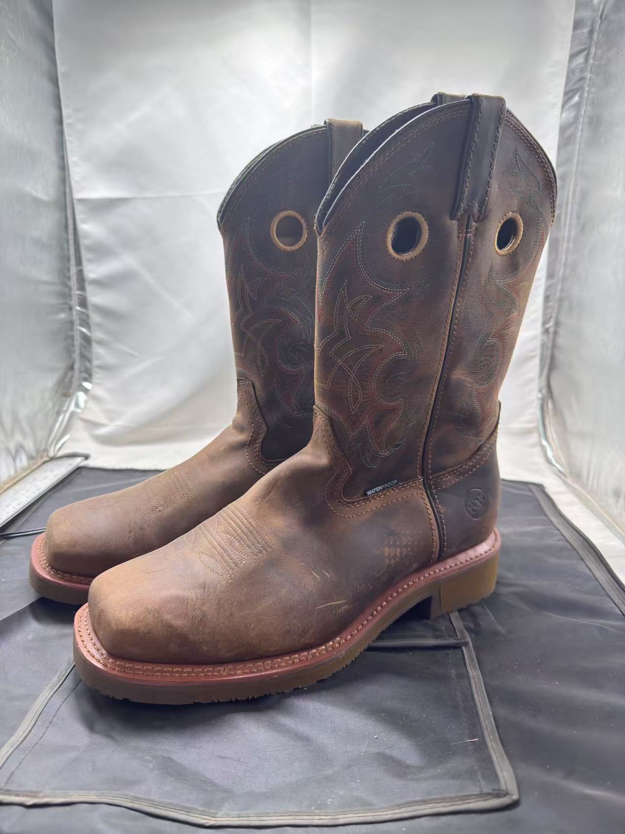 Double-H 10" Anton Steel Toe Western Boots for Men